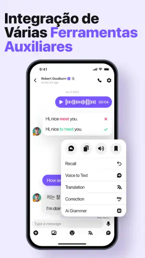 HelloTalk aprender idiomas screenshot