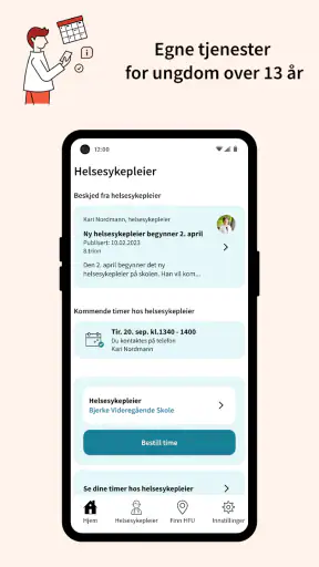 Helsenorge screenshot