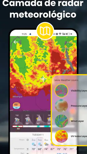 Hi Weather Launcher-Radar screenshot