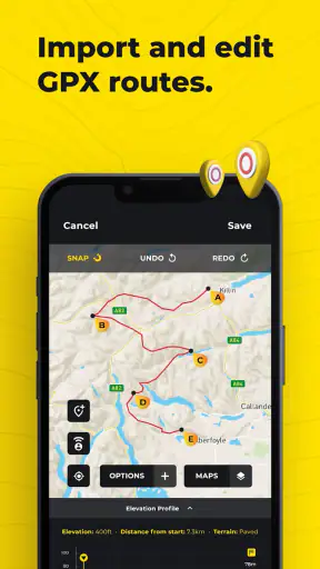 HiiKER: App mapas trilha screenshot