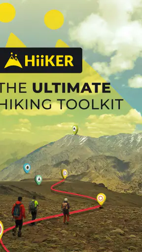 HiiKER: App mapas trilha screenshot