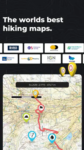 HiiKER: App mapas trilha screenshot