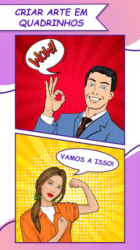 História em quadrinhos screenshot