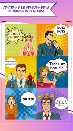 História em quadrinhos screenshot