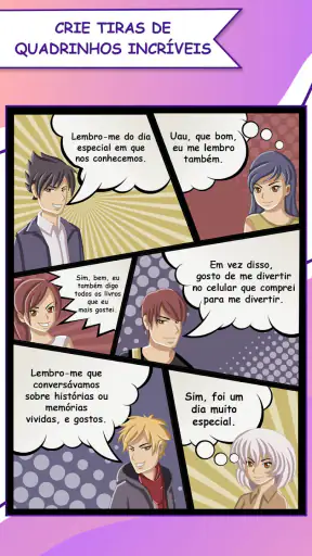 História em quadrinhos screenshot