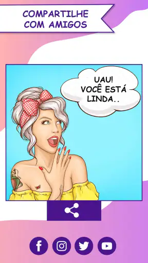 História em quadrinhos screenshot