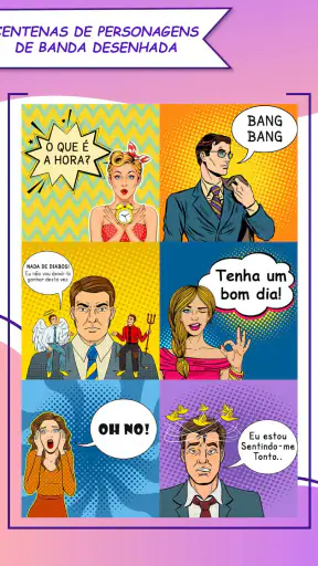 História em quadrinhos screenshot