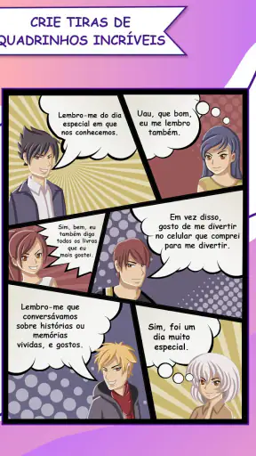 História em quadrinhos screenshot