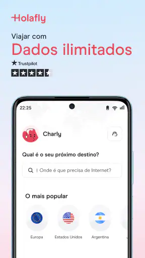 Holafly eSIM: dados ilimitados screenshot