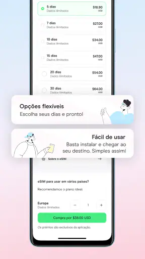 Holafly eSIM: dados ilimitados screenshot