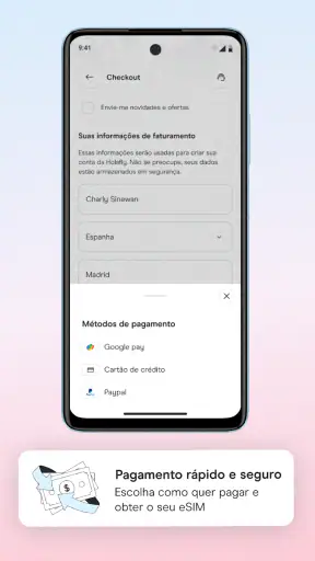 Holafly eSIM: dados ilimitados screenshot