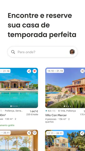 Holidu - aluguel de temporada screenshot