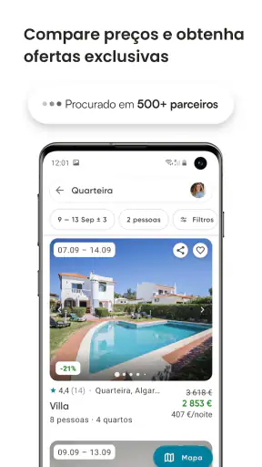 Holidu - aluguel de temporada screenshot