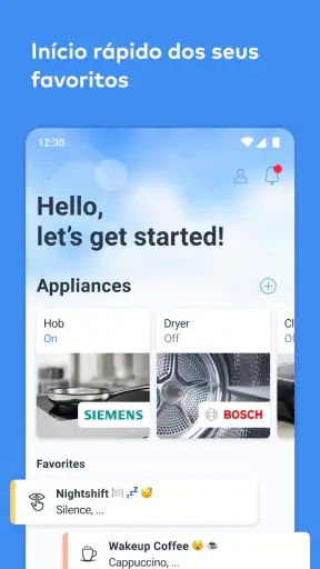Home Connect screenshot