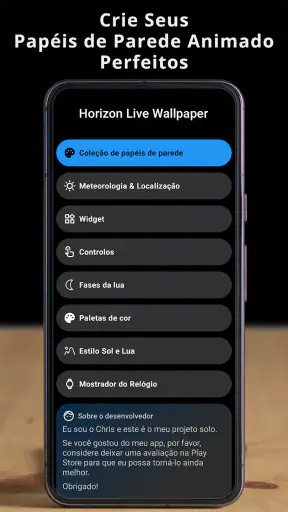 Horizon Live Papéis de Parede screenshot