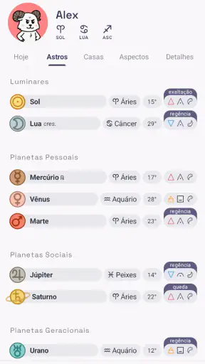 Horos - Mapa Astral screenshot