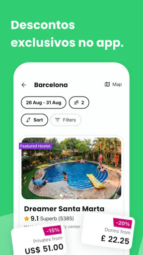 Hostelworld: Hostel Travel App screenshot