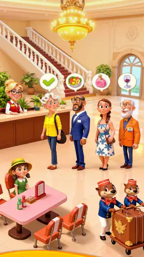 Hotel Legacy: Merge Game screenshot