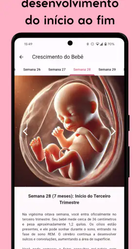 Idade Gestacional (do bebê) screenshot