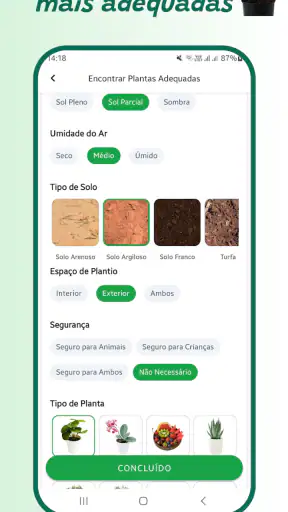 Identificador de plantas screenshot