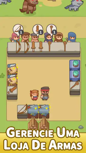 Idle Weapon Shop Tycoon screenshot