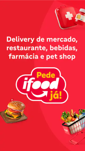 iFood comida e mercado em casa screenshot