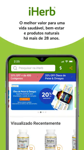 iHerb: vitaminas e suplementos screenshot