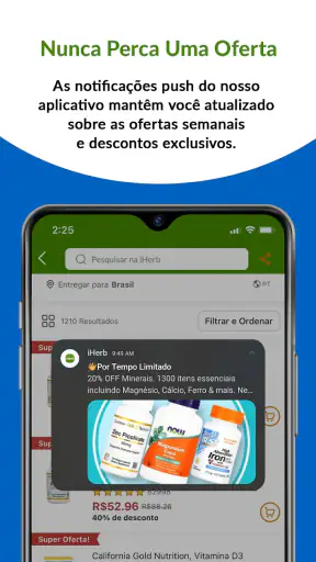 iHerb: vitaminas e suplementos screenshot