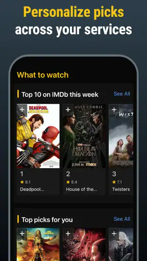 IMDb Cinema & TV screenshot