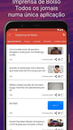Imprensa de Bolso screenshot