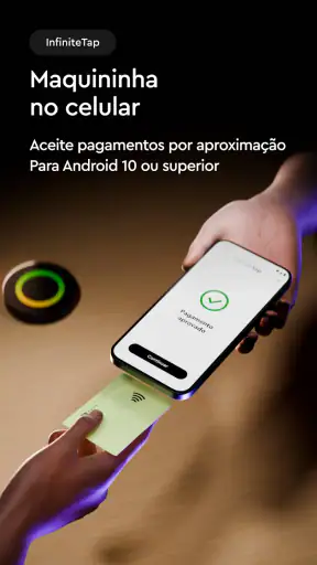 InfinitePay Tap, Conta, Cartão screenshot