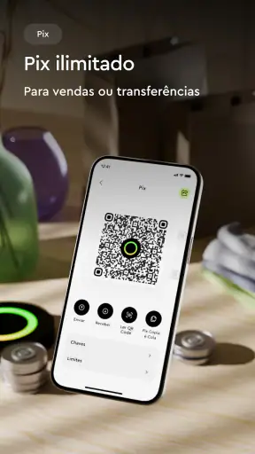 InfinitePay Tap, Conta, Cartão screenshot