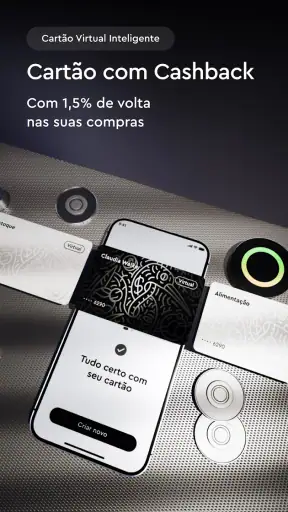 InfinitePay Tap, Conta, Cartão screenshot