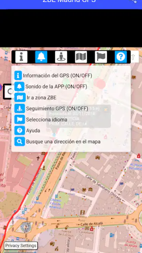 Info ZBE Madrid screenshot