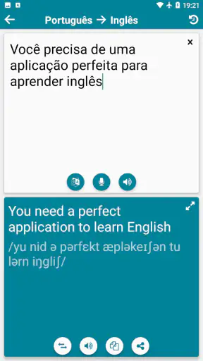 Inglês - Português screenshot