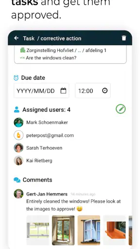Inspection checklist audit app screenshot