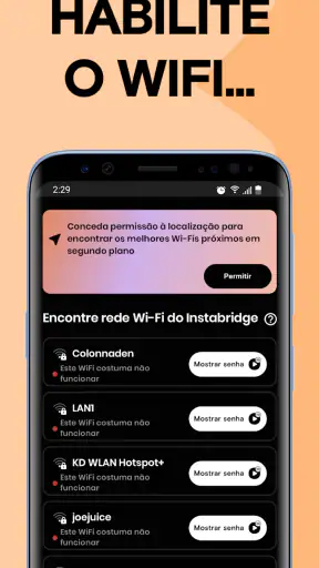 Instabridge: WiFi Senha screenshot