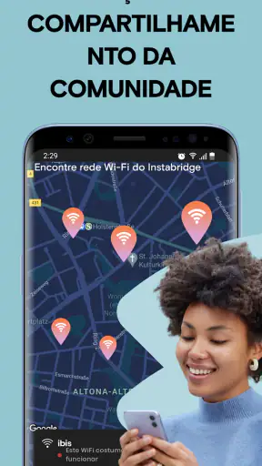 Instabridge: WiFi Senha screenshot