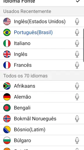 Instant Tradutor de voz screenshot