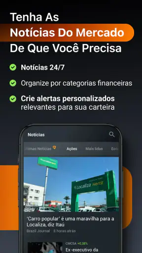 Investing.com Bolsa de Valores screenshot