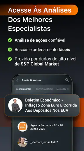Investing.com Bolsa de Valores screenshot