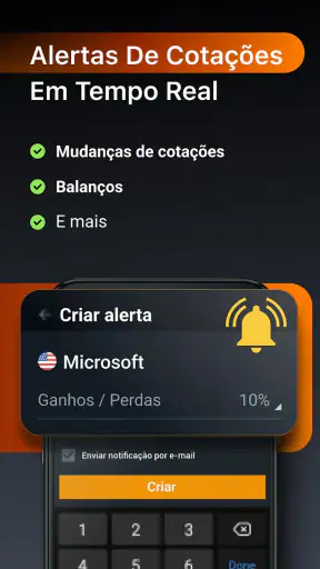Investing.com Bolsa de Valores screenshot