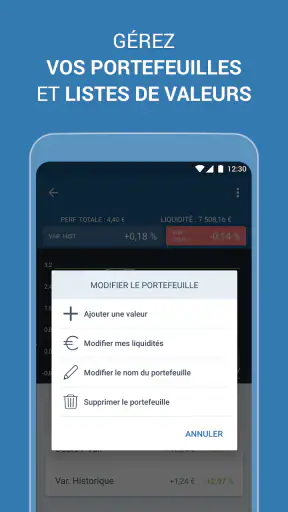 Investir, bourse et finance screenshot