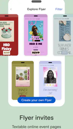 Invitation Maker & Card Design screenshot