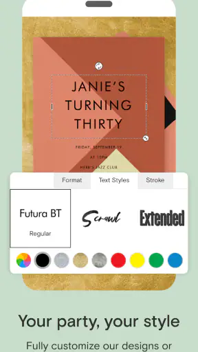 Invitation Maker & Card Design screenshot