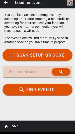 iOrienteering screenshot
