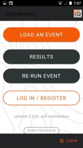 iOrienteering screenshot