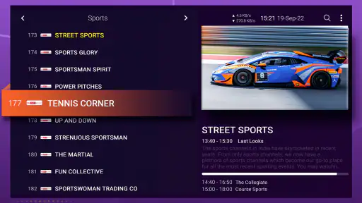 IPTV Smart Purple Player screenshot