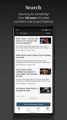 Irish Times News screenshot