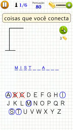 Jogo da Forca Jogo de palavras screenshot